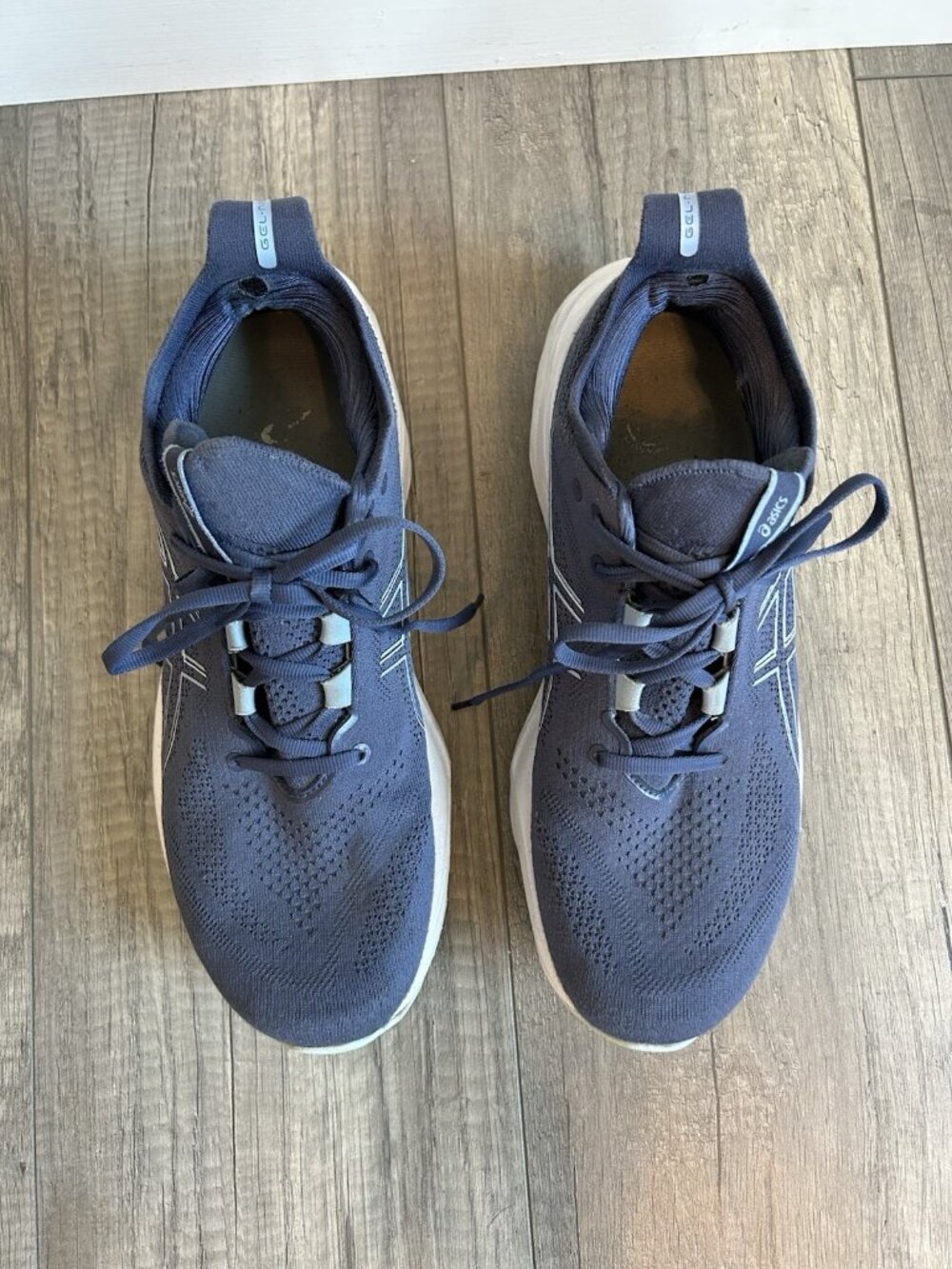 Asics Gel Nimbus 26 Running Shoes Women Sz 10.5 Blue FF Blast+ PureGEL Sneakers - Picture 5 of 16